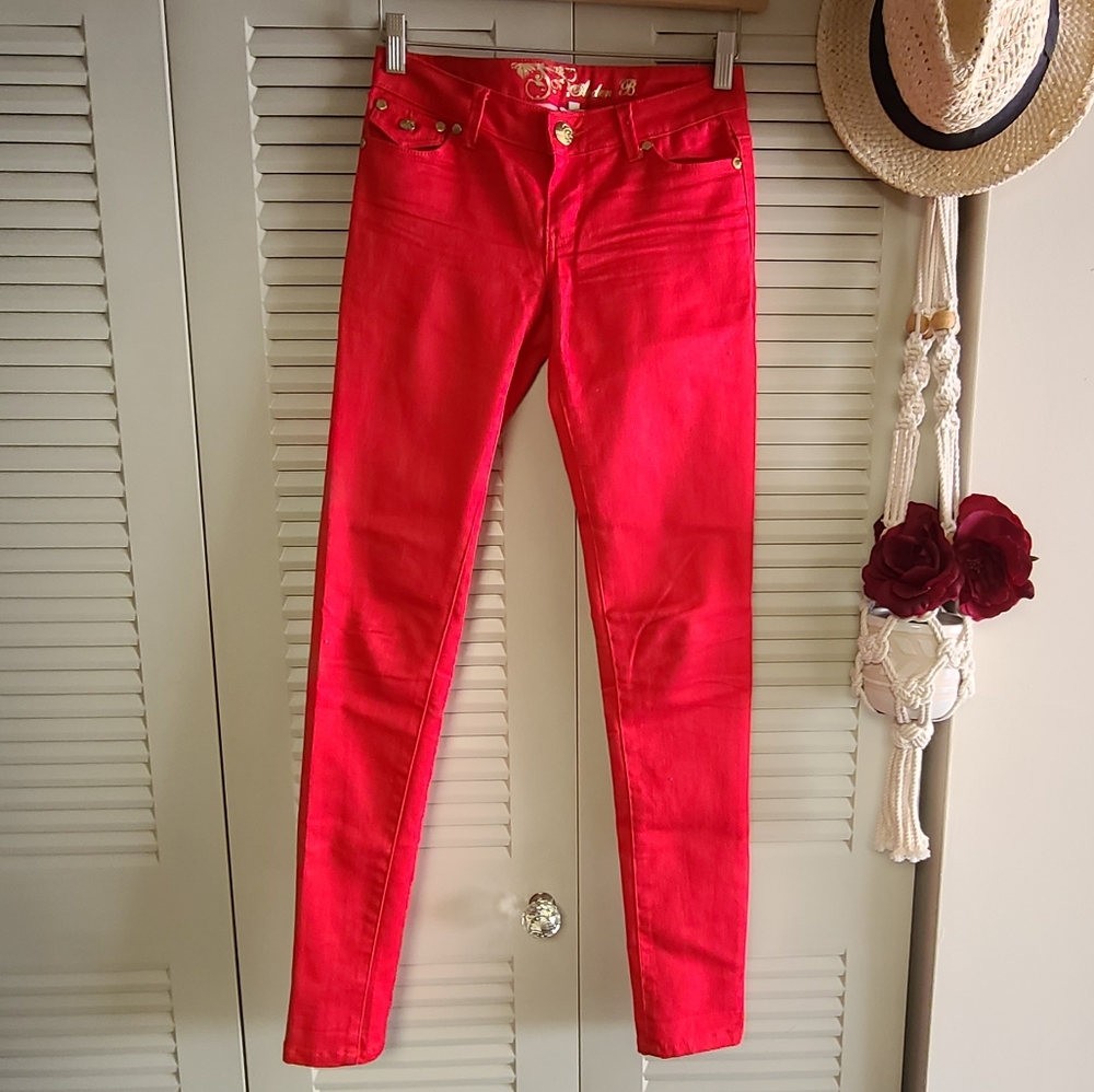 Arden B Bright Stretch Skinny Pants Size 0